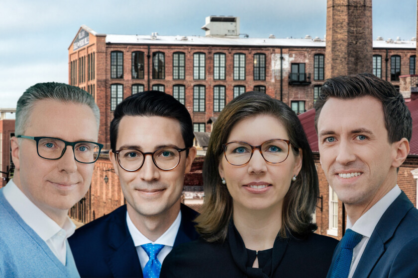 Dr. Martin Liebernickel, Dr. Marcel Duplois, Dr. Katharina Hemmen, Dr. Marcus Niermann (v.l.n.r.)