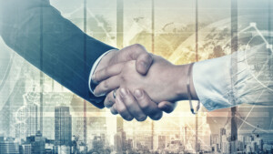 Print,Illustration,Skyline,Business,Handschlag,Welt