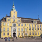 Panorama of the Oldenburg castle in Germany