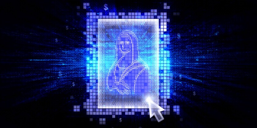 Non-fungible Token - NFT - New Digital Assets on Blockchain - Innovative Digital Assets - Conceptual Illustration