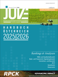 Cover,Österreich,Juve Magazin für Wirtschaftsjuristen in Österreich,2025,09/10